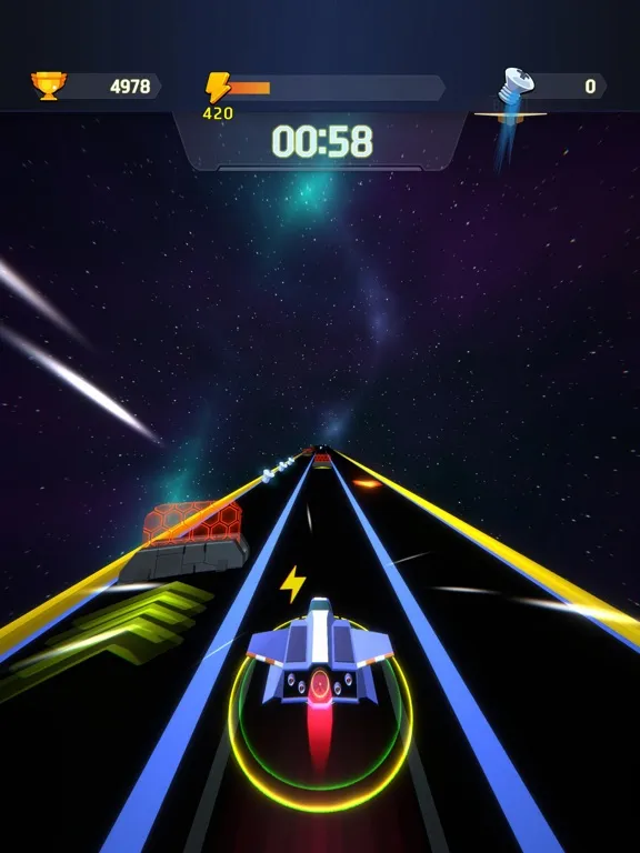 Galactic Void Runner iPad  Screenshots