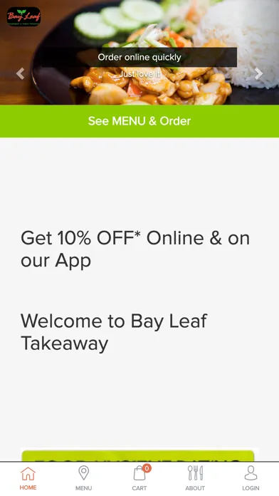 Capturas de pantalla de Bay Leaf Takeaway