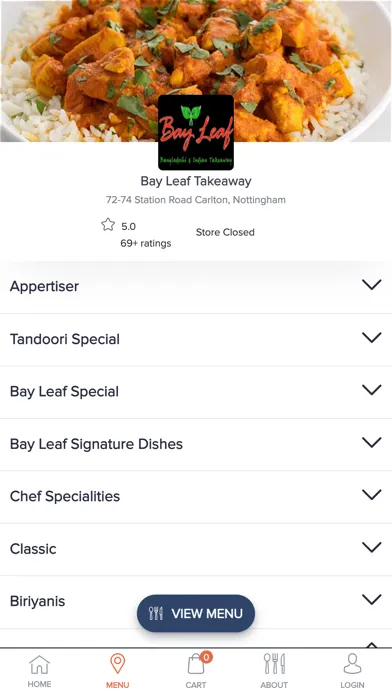 Capturas de pantalla de Bay Leaf Takeaway