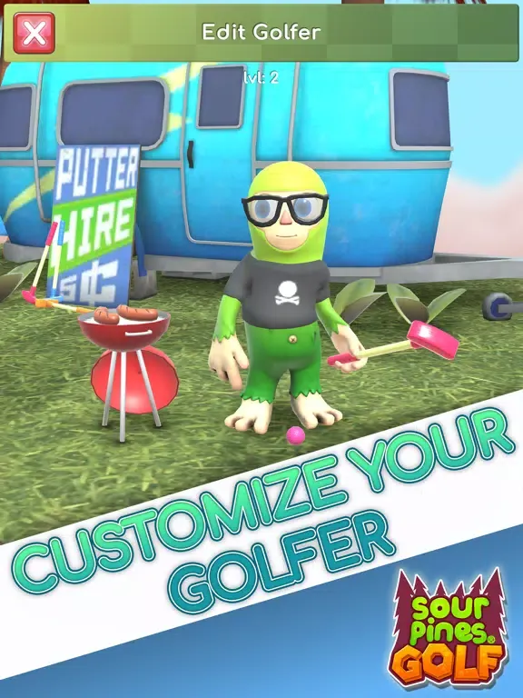 Sour Pines Golf iPad  Screenshots