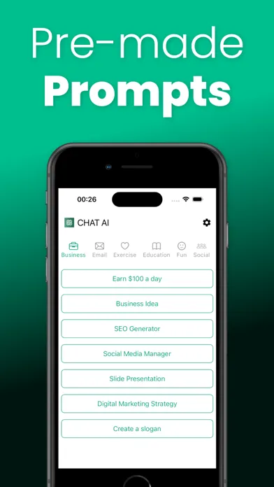 Tangkapan layar Ask AI Chatbot Chat