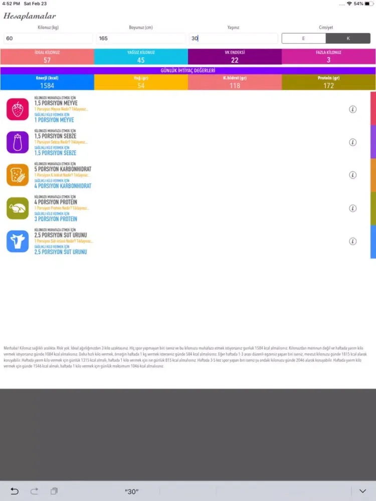 iGurme DETOKS iPad 应用截图
