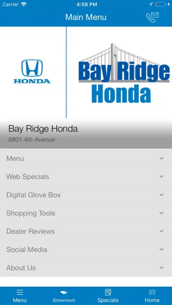 Bay Ridge Honda MLink应用截图