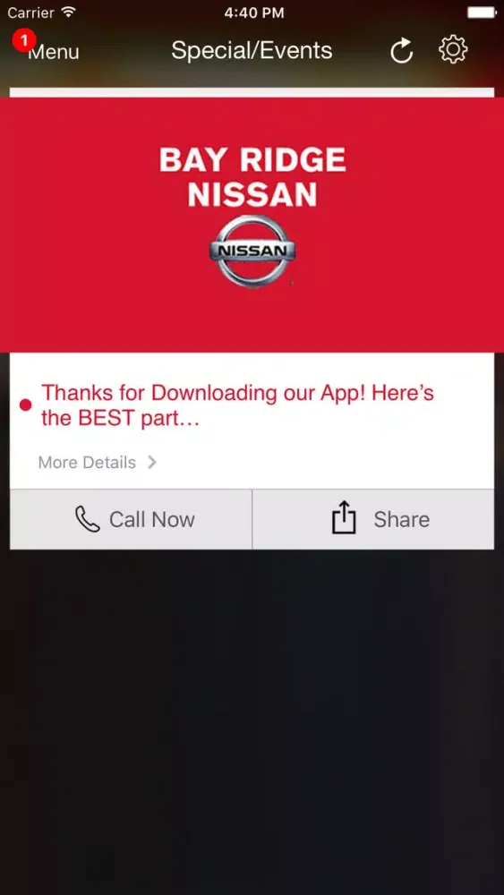 Bay Ridge Nissan DealerApp سکرین شاٹس