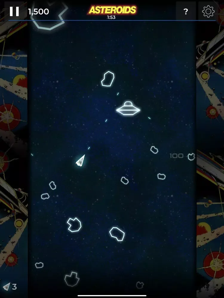 Zrzuty ekranu Atari Asteroids: Arcade Skills iPad 