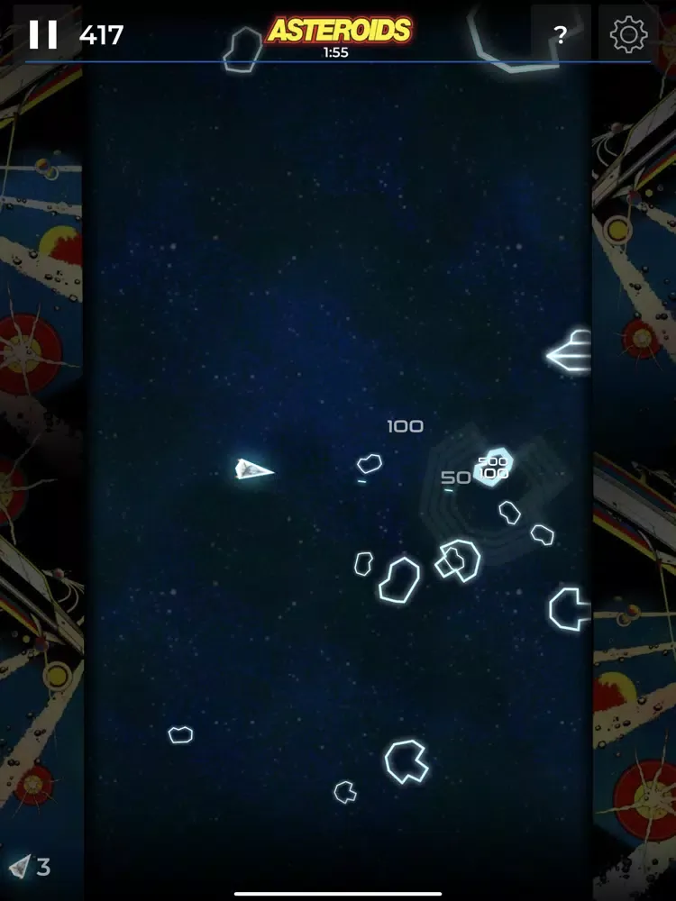 Zrzuty ekranu Atari Asteroids: Arcade Skills iPad 