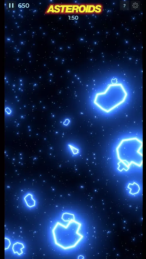 Zrzuty ekranu Atari Asteroids: Arcade Skills