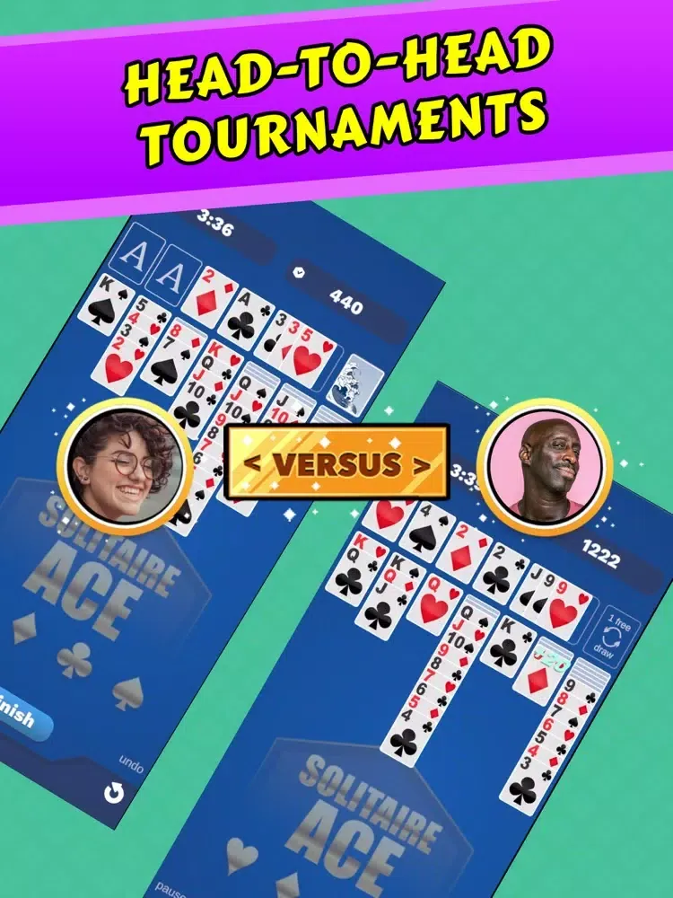 Tangkapan skrin Solitaire Ace: Win Real Money iPad 