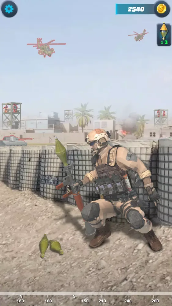 Captures d'écran de Bazooka Rocket - RPG Shooting