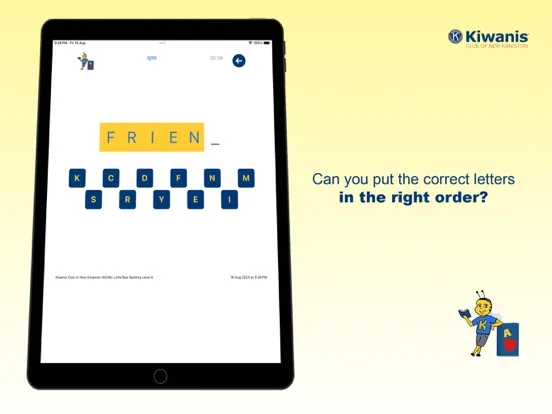 Little Bee Learn Spelling KCNK iPad  Ekran Görüntüleri
