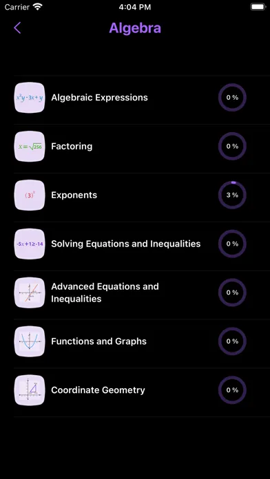 Math Review - GRE® Lite 스크린샷
