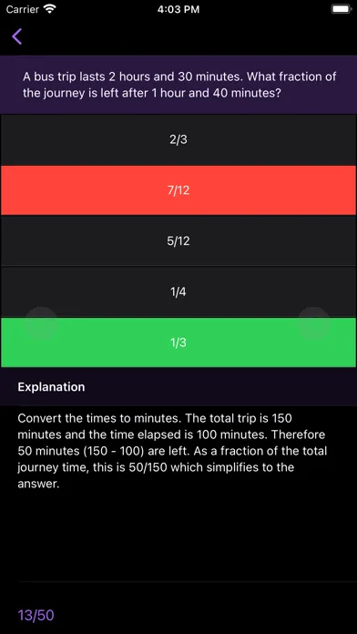 Math Review - GRE® Lite 스크린샷