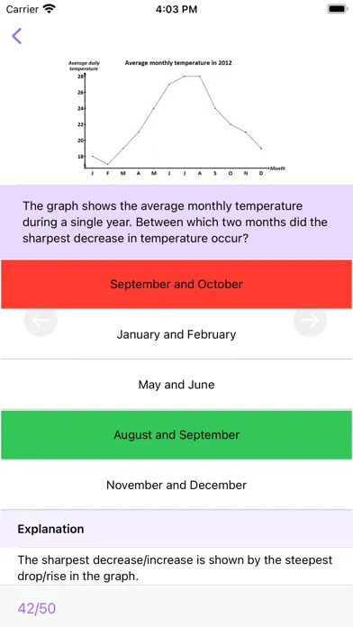 Math Review - GRE® Lite 스크린샷