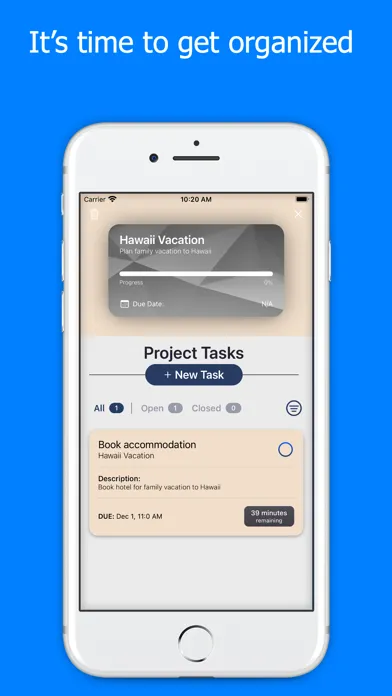 Captures d'écran de ZenTasks - Task Manager