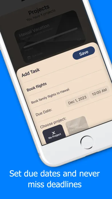 Captures d'écran de ZenTasks - Task Manager