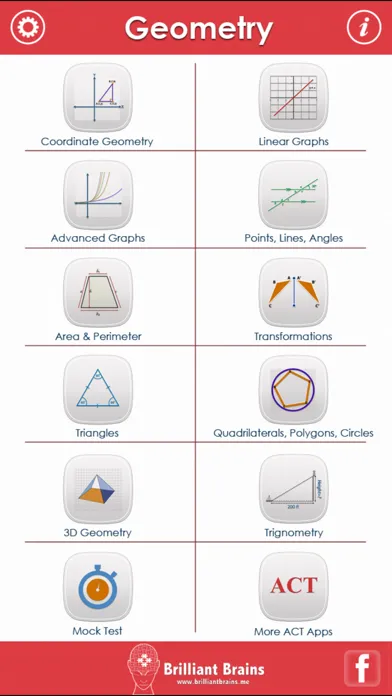 Скриншоты ACT Math : Geometry Lite