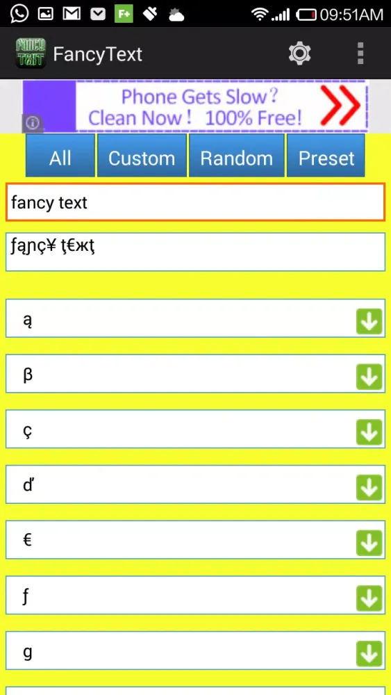 Fancy Text Screenshots