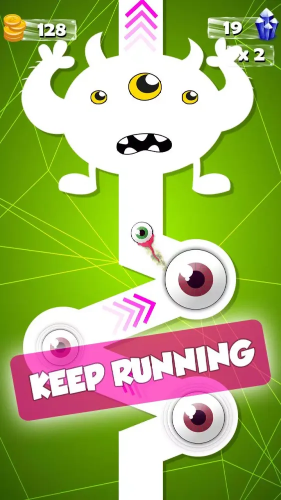 Screenshot di Follow The Line Monster Theme