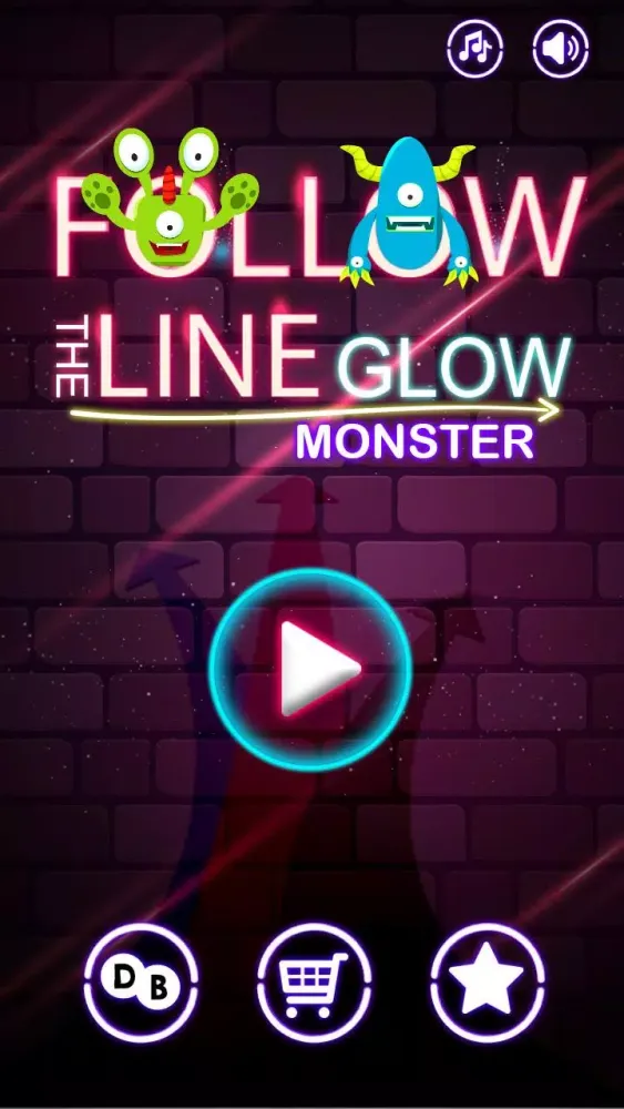 Screenshot di Follow The Line Monster Theme