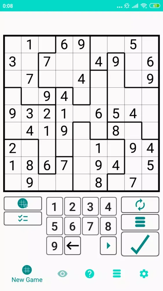 Ảnh chụp màn hình của Sudoku Solver