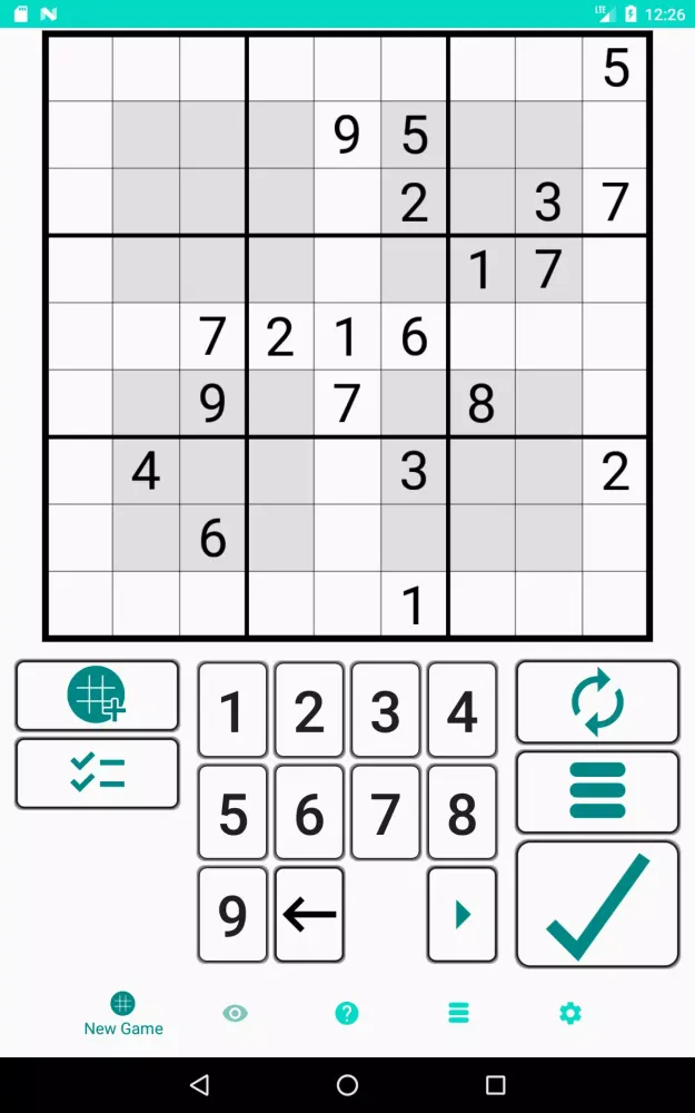 Ảnh chụp màn hình của Sudoku Solver