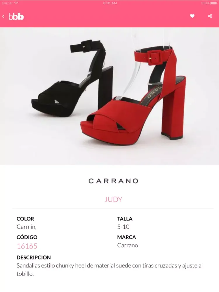 bbb Shoes & Boots iPad  سکرین شاٹس