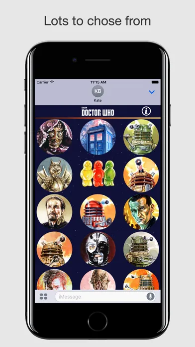 Captures d'écran de Doctor Who Stickers Pack 2
