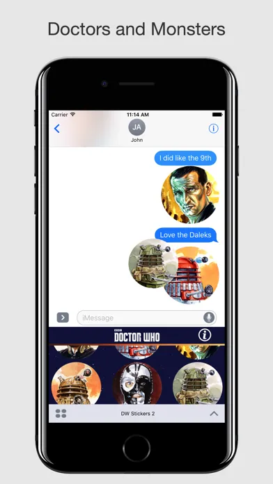 Captures d'écran de Doctor Who Stickers Pack 2