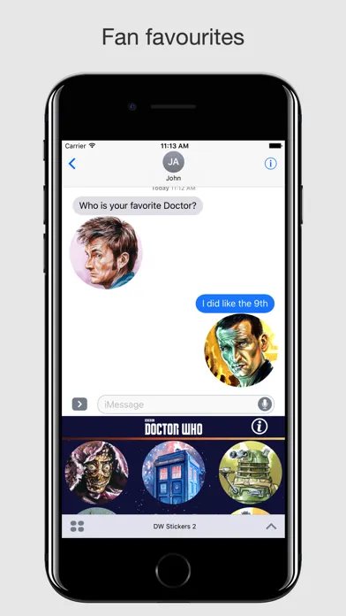 Captures d'écran de Doctor Who Stickers Pack 2
