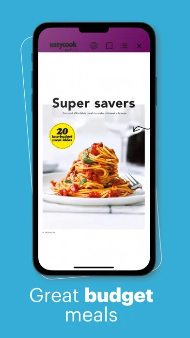 Ảnh chụp màn hình của Easy Cook Magazine