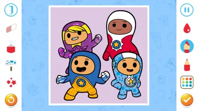 Captures d'écran de Go Jetters Colouring