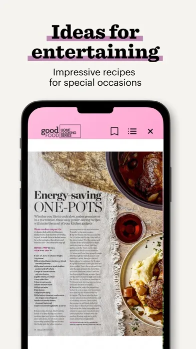 Скриншоты Good Food Home Cooking Mag