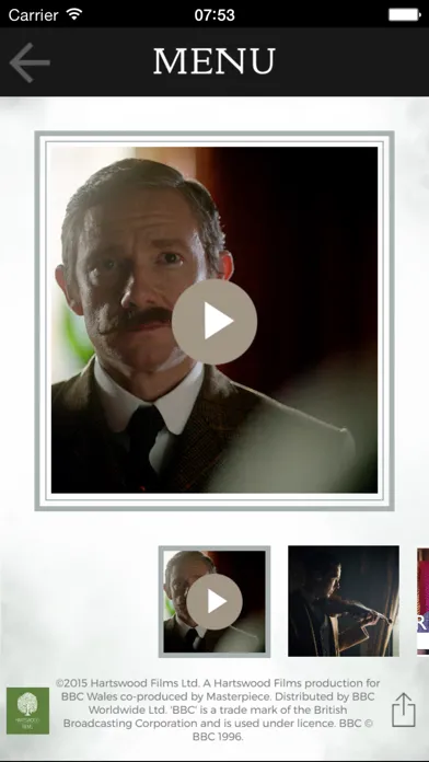 Sherlock The Abominable Bride App स्क्रीनशॉट