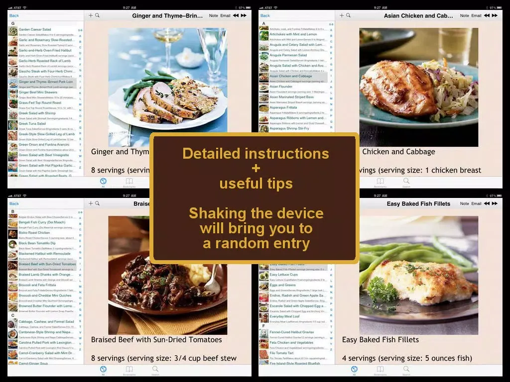 ภาพหน้าจอของ 400 Atkins Recipes iPad 