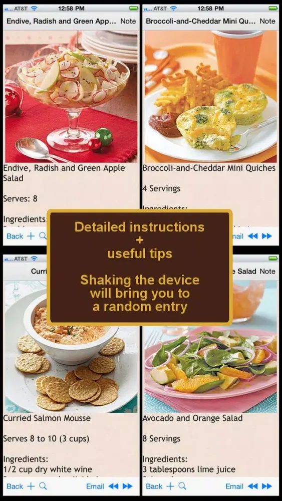 ภาพหน้าจอของ 400 Atkins Recipes