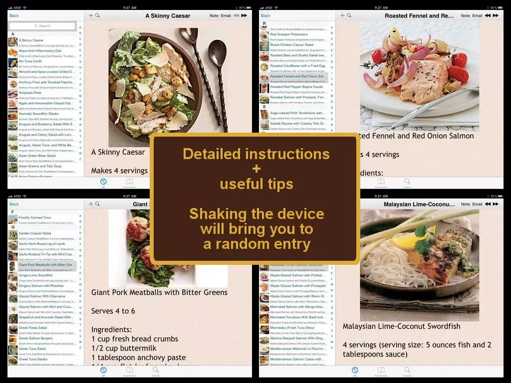 Screenshot di Anti-Inflammatory Diet Recipe iPad 