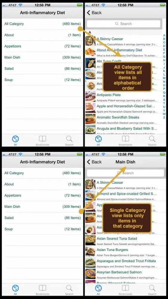 Screenshot di Anti-Inflammatory Diet Recipe
