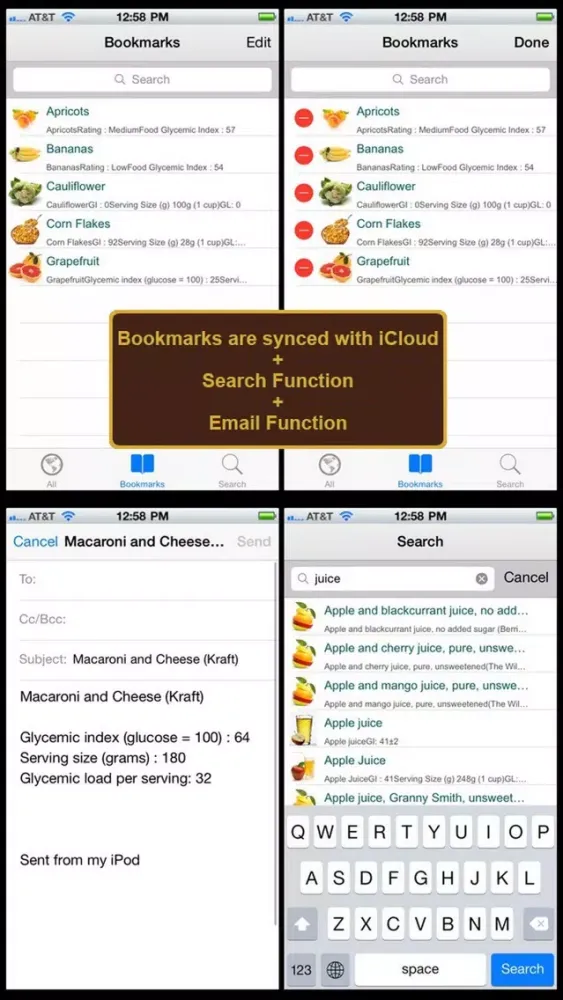 Glycemic Index and Load for Foods应用截图