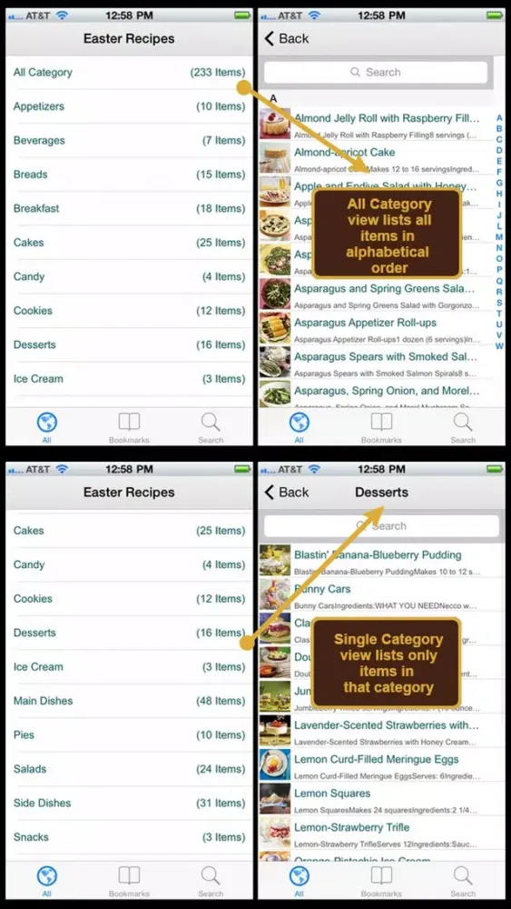 Easter Recipes Plus+ Screenshots