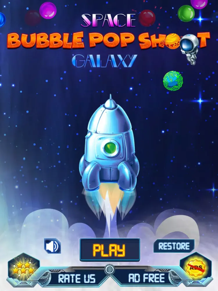 Space Bubble Pop Shoot Galaxy iPad  Screenshots