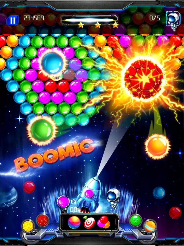 Space Bubble Pop Shoot Galaxy iPad  Screenshots