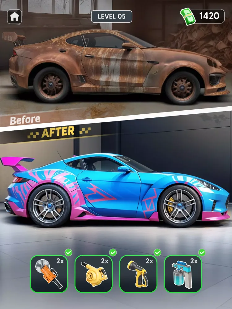 Capturas de pantalla de Car Wash: Auto Repair Garage