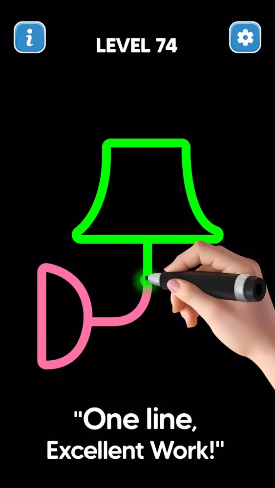 Capturas de pantalla de Line Drawing: No Lift Puzzle