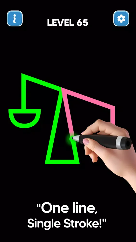 Capturas de pantalla de Line Drawing: No Lift Puzzle
