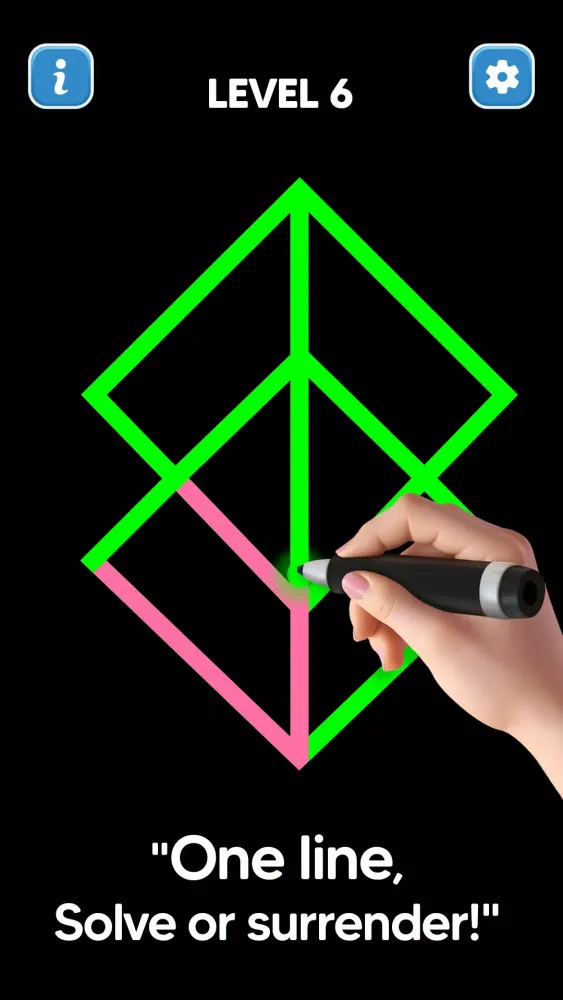 Capturas de pantalla de Line Drawing: No Lift Puzzle