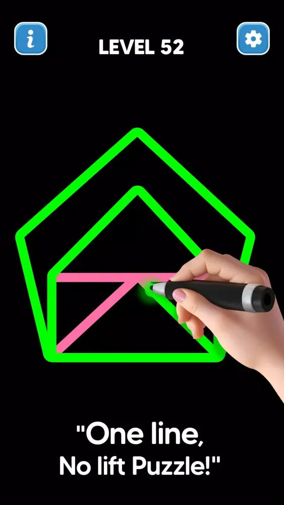 Capturas de pantalla de Line Drawing: No Lift Puzzle