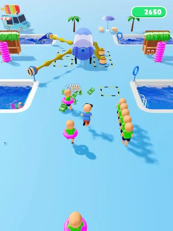 Ảnh chụp màn hình của Aqua Park Tycoon 3D iPad 