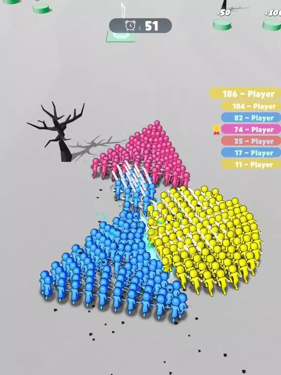 Crowd war 3D iPad  스크린샷