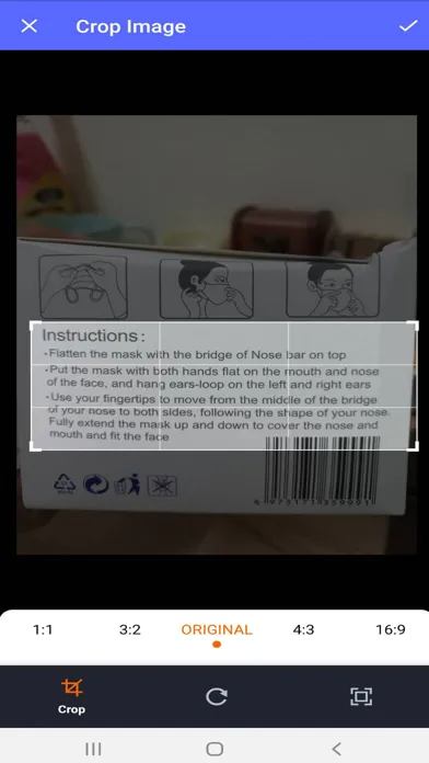 Capturas de tela do Scan Image To Text
