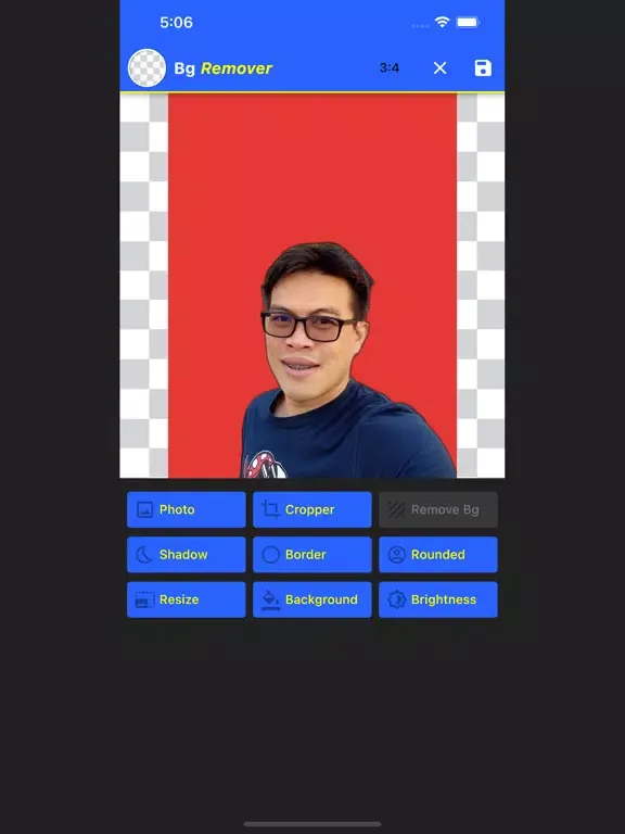 Tangkapan skrin 1-Click Remove Bg iPad 